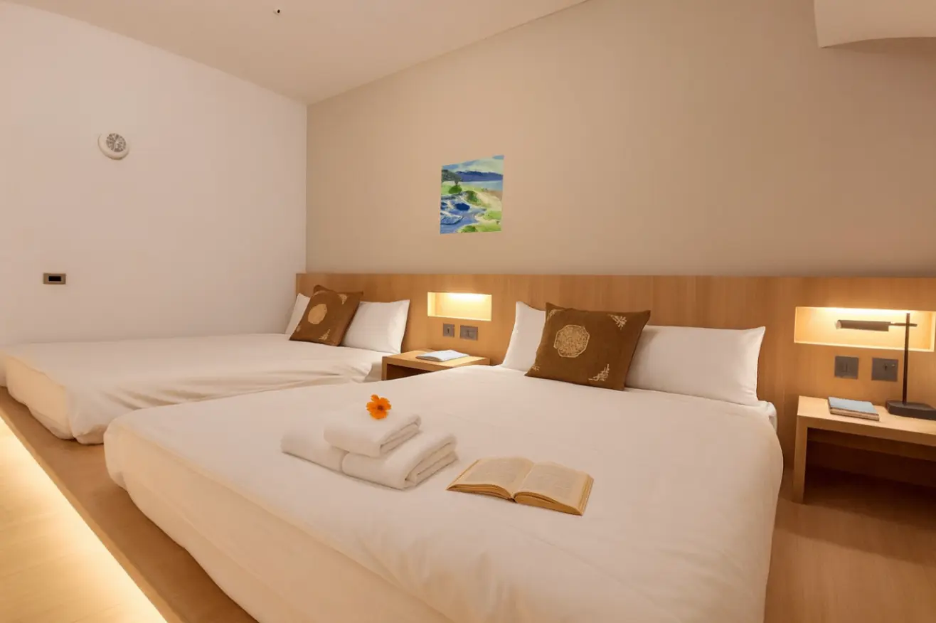 豪華四人房無窗