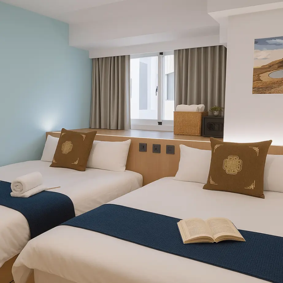 雅致四人房有窗